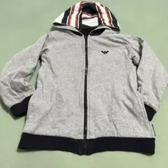 ARMANI Jr.フード付きパーカー リバーシブル 110〜120 男の子