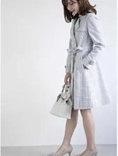 PROPORTION BODY DRESSING チェックトレンチコートのサムネイル