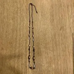 ネックレス　イミテーションパール　アンティーク風