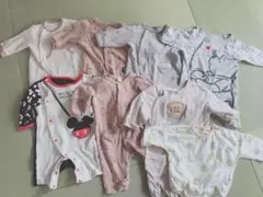 ロンパース、カバーオール8点セット