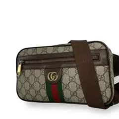 良品　グッチ　オフィディア　GGベルトバッグ　ボディバッグ　シェリーライン