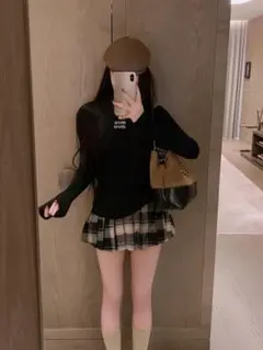 MIU MIU ブラック 長袖 Tシャツ