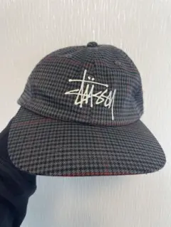 Stussy チェック柄 キャップ PULPタグ付き　帽子