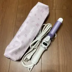 SALONIA カールヘアアイロン パープル　ラプンツェル