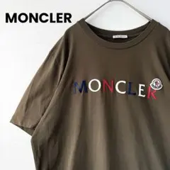 希少XL】 モンクレール ダブルワッペン Tシャツ ネイビー XL QR確認済