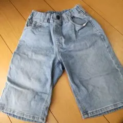 EDWIN デニムハーフパンツ ライトブルー140cm