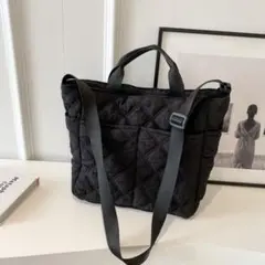 キルティング トートバッグ ショルダーバッグ 大容量 a4 軽量 通勤 通学