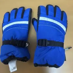IGNIO 防寒手袋　スキー手袋　スノーグローブ　 青/グレー　キッズ　160