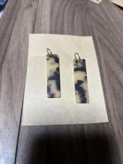 トータスシェル風ピアスセット