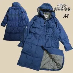 ノースフェイス　アメリカ製 ロングダウン　Vintage　茶タグ M　フェード