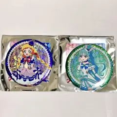 プリキュア　缶バッジ　2点セット