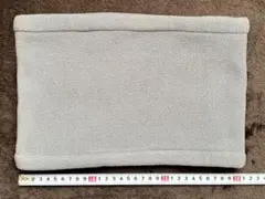 ネックウォーマー フリーサイズ 男女兼用 フリース素材 グレー/パープル