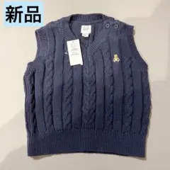【baby GAP】ケーブルニット セーターベスト 3〜6ヶ月　60センチ