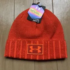 Under Armour オレンジ ニット帽