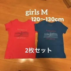Patagonia オーガニックコットン Tシャツ M ピンク 青2枚セット