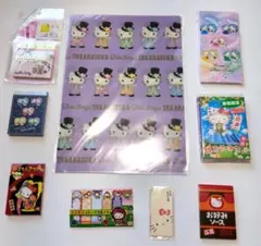 ハローキティ文具セット(ポチ袋、付箋、クリアファイル、メモ帳)