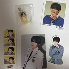 なにわ男子 長尾謙杜 めじるしチャーム トレカ ステッカー フォトカード