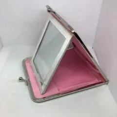 値下げCLINIＱUE ガマ口折り畳みミラー