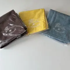 新品　イルビゾンテ　IL BISONTE タオルハンカチ 3枚　今治タオルガーゼ