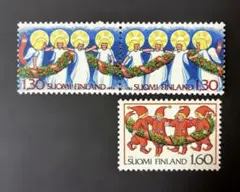 外国未使用切手 フィンランド2種 クリスマス - メルカリ
