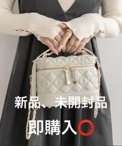 RANDA キルティング2WAYバニティバッグ