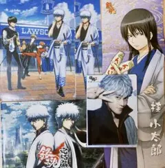 銀魂グッズまとめ5点 クリアファイル 劇場版アルバム ポスター他