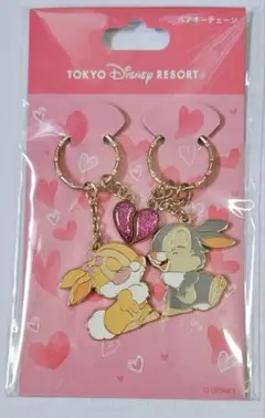 東京ディズニーリゾート　ペアキーチェーン