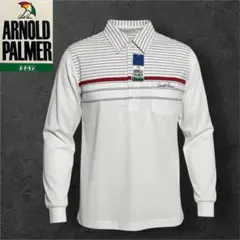 ビンテージ　アーノルドパーマー　長袖ポロシャツ　ボーダー　70s L タグ付