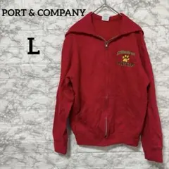 PORT & COMPANY PANTHERS フルジップパーカー 【L】レッド