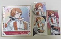 プロセカ5周年感謝祭グッズ東雲彰人　缶バッジ　色紙　カード　クリアしおり