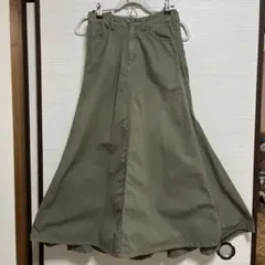 カーキ ロングスカート xsのサムネイル