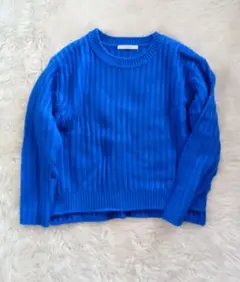 MACPHEE 　マカフィー　ウール100% 　リブ編みニット　長袖セーター