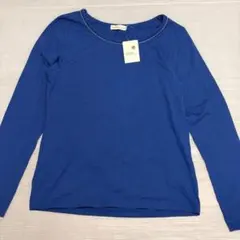 新品　earth music&ecology 長袖カットソー ブルー