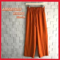 AMERICAN HOLIC オレンジ ワイドパンツ Mサイズ