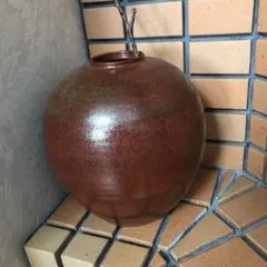 大きめな壺　花瓶　花器　花入れ　フラワーベース　レトロ　ヴィンテージ