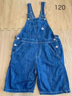 ブリーズ　オーバーオール　120 ハーフパンツ　デニム
