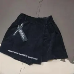 Lovetoxic ブラック ショートパンツ コーデュロイ 140cm