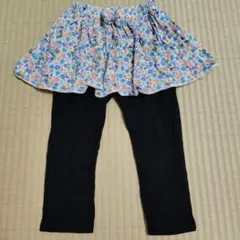 ミニーちゃん　ミニーマウス　花柄　スカッツ