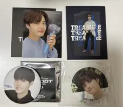 treasure ドヨン 缶バッジ manyo クリアステッカー トレカ