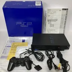 美品　PS2プレステ2 本体 SCPH-30000 コントローラー、取説箱付