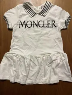 【美品】MONCLER 半袖ポロシャツワンピース