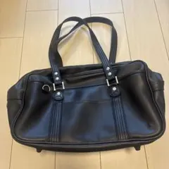 黒 イーストボーイ EASTBOY スクバ スクールバッグ 合皮 革