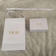 DIOR ディオール　ショップ袋　紙袋　2袋セット　リボン付