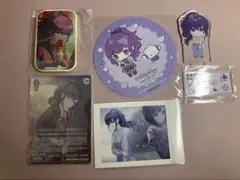 プロセカ 朝比奈まふゆ グッズ　スクエア缶バッジ　ミニアクスタ　コースター