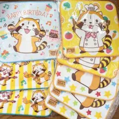 Coco's ココス　ラスカル　タオル　ハンカチ　８枚セット