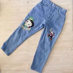 BettyBoop ベディブープ　デニム　ジーパン　Gパン　Lサイズのサムネイル