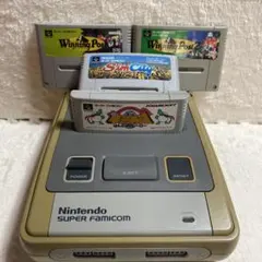 Nintendo Super Famicom 本体 1+ ゲームソフト４点