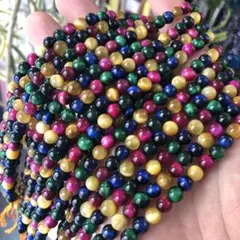 ミックスタイガーアイ 6mm 連売り