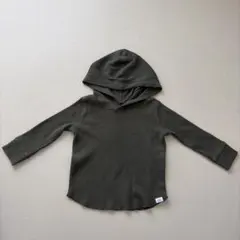 GAPオリーブグリーン フード付きパーカー 12-18ヶ月