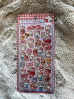 サンリオ第2弾 ハローキティ赤 ボンボンドロップシール ボンドロ